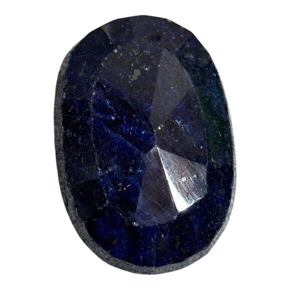 Natural Sapphire Gemstone Loose Oval Cut 58.07g 250 Carats Blue Estate Find - Picture 7 of 11